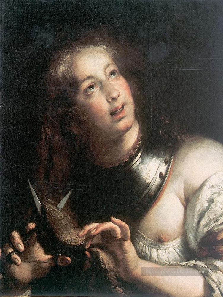 Berenice italien Baroque Bernardo Strozzi Peintures à l'huile